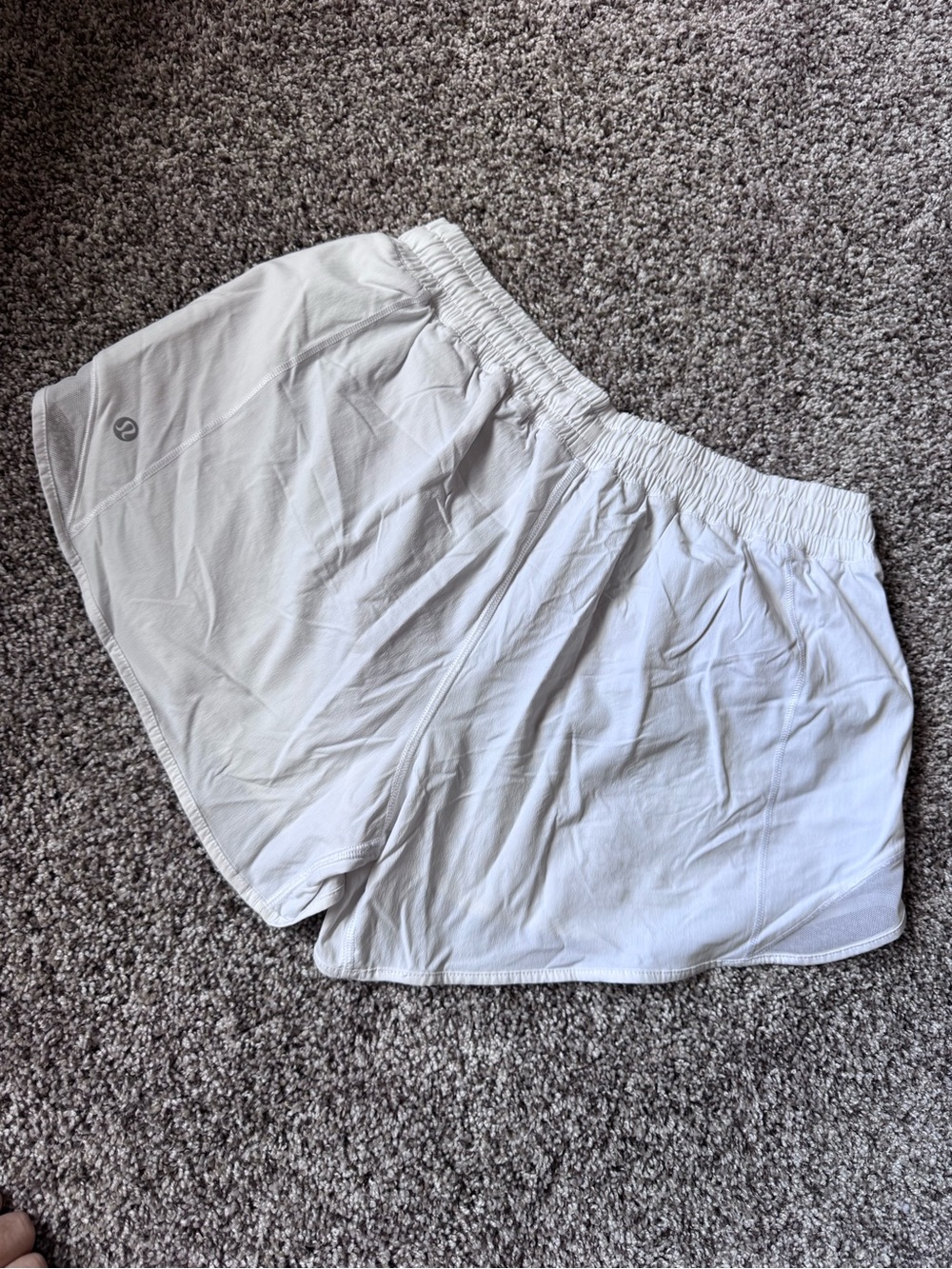 lululemon athletica Hotty Hot White Women's Athletic Shorts